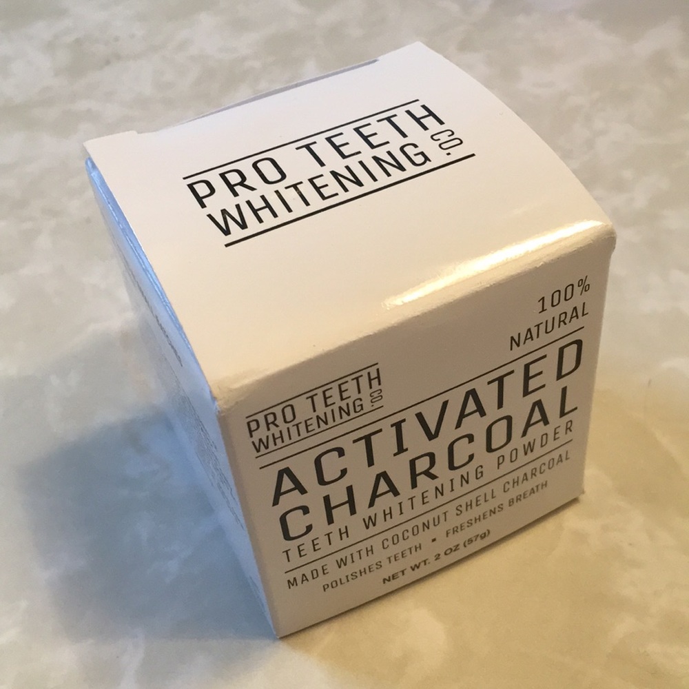 Natural Charcoal Teeth Whitening Powder